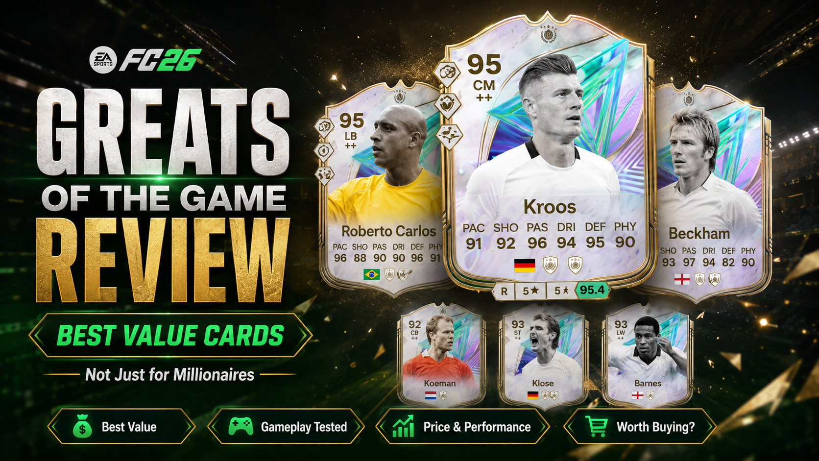FC 26 Greats of the Game Review – Best Value Cards Outside the Millionaire Tier