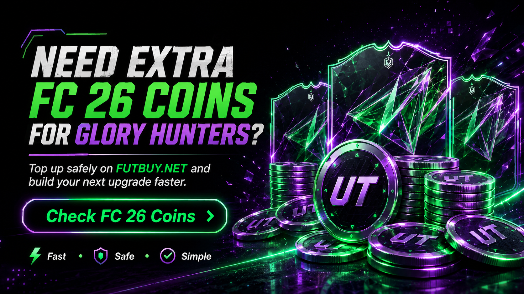 FC 26 coins for Glory Hunters upgrades on FutBuy
