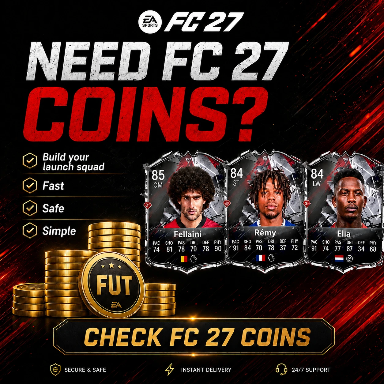Buy Ultimate Team Coins on FUTBUY while preparing for the FC 27 Hall of FUT promo.