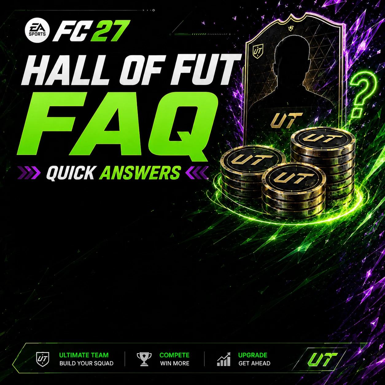 EA FC 27 first trailer FAQ covering open world football, gameplay changes, Ultimate Team Gallery, Career Mode and Pro Clubs.