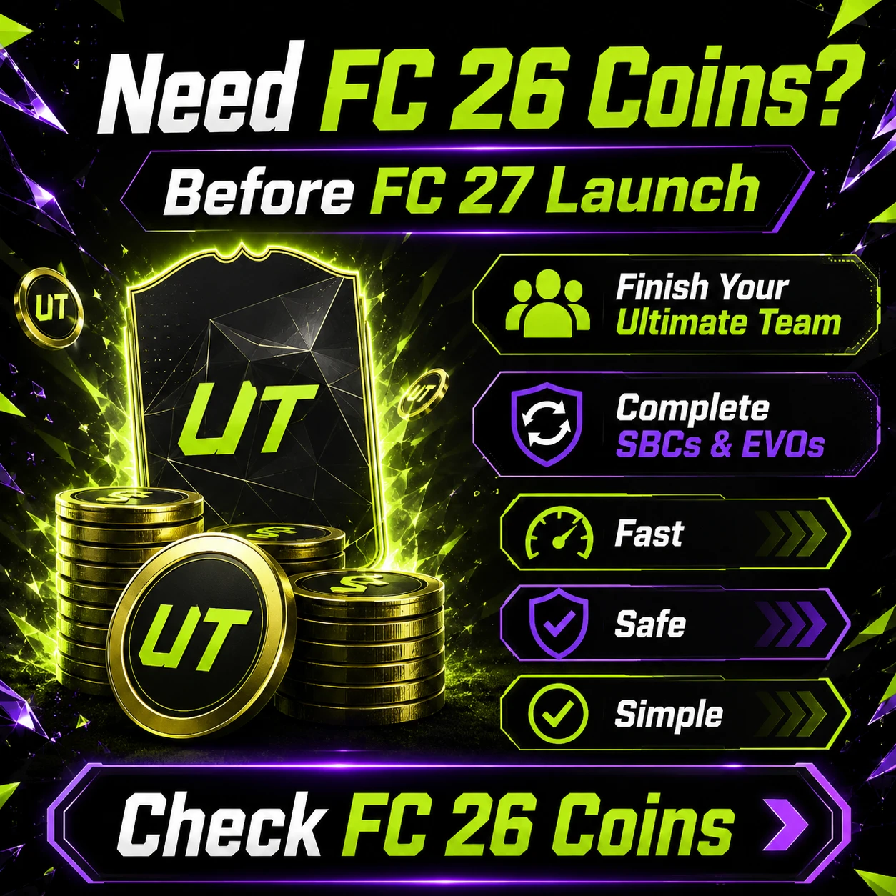 Buy Ultimate Team Coins on FUTBUY while preparing for the new EA FC 27 gameplay cycle.

Анкор: