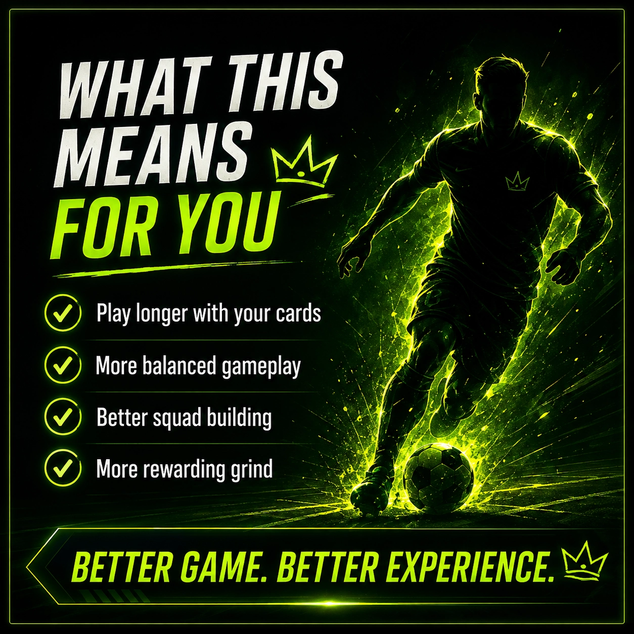 Grafica FAQ sulla curva di potenza di FC 27 che risponde a domande su meno promo, limiti PlayStyle Plus, premi e sistema di token.