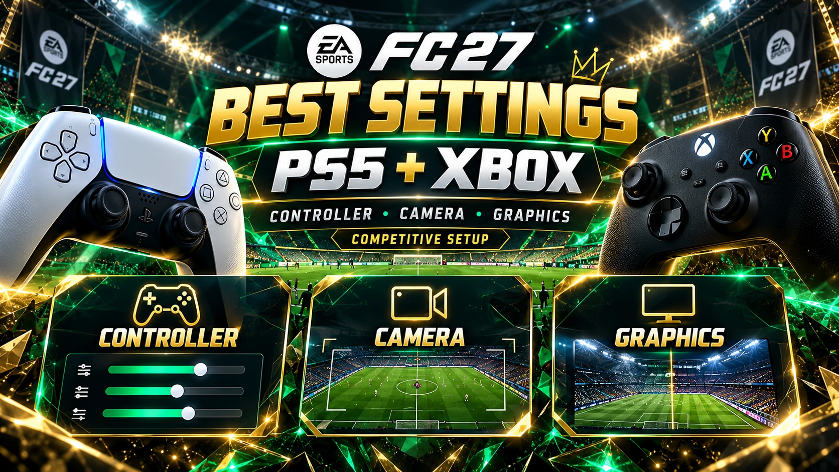FC 27 Best Controller, Camera & Graphics Settings – PS5 and Xbox Competitive Guide